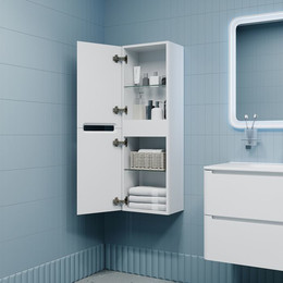 Пенал подвесной Iddis Edifice 35 см EDI35W0i97, белый фото 