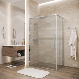 Душевое ограждение Grossman Galaxy 100x90 см 120.K33.01.1090.10.02, хром/шиншилла фото 
