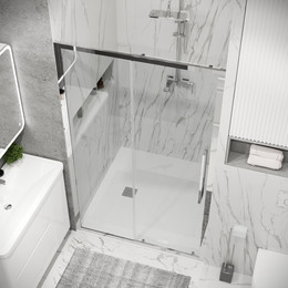 Душевая дверь Grossman Cosmo 100 см 100.K33.02.100.10.00, хром/прозрачное фото 