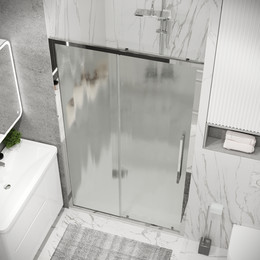 Душевая дверь Grossman Cosmo 110 см 100.K33.02.110.10.02, хром/шиншилла фото 