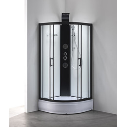 Душевая кабина Taliente 90x90 см TA-99CB, чёрный/прозрачное фото 