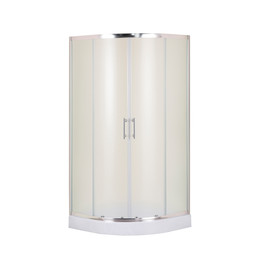 Душевое ограждение Taliente 90x90 см TA-09091-1MP, хром/рифленое фото 