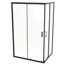 Душевое ограждение Taliente 120x90 см TA-09120-1CB, чёрный/прозрачное фото 