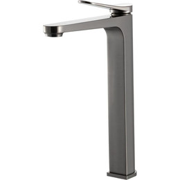 Смеситель для раковины высокий Gappo G10-9 G1010-29, оружейная сталь, Цвет производителя: оружейная сталь фото 