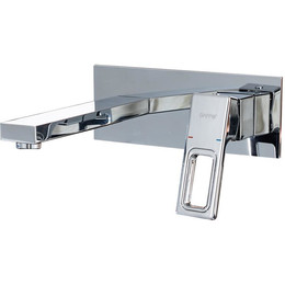 Смеситель для раковины настенный Gappo G17 G1017-10, Цвет производителя: хром фото 