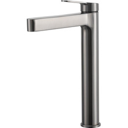 Смеситель для раковины высокий Gappo G99-39 G1099-89, оружейная сталь, Цвет производителя: оружейная сталь фото 