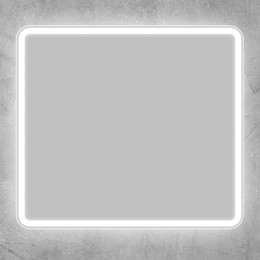 Зеркало BelBagno SPC-MAR-900-800-LED-BTN 90 см фото 