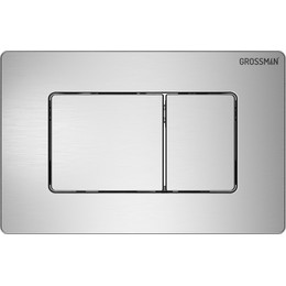 Кнопка смыва Grossman Classic 700.K31.04.12M.12M, хром сатиновый фото 