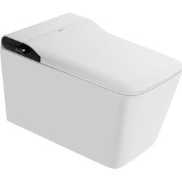 Электронный импульсный унитаз-биде Abber Rechteck AC1215S с крышкой микролифт фото 