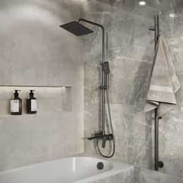 Душевая стойка Grossman Cosmo 500.K35.02.420, графит, Цвет производителя: графит фото 