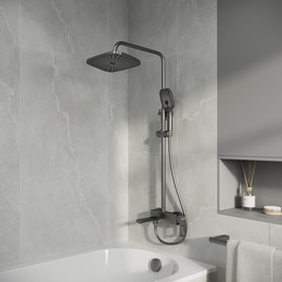 Душевая стойка Grossman Pragma 500.K35.03.420, графит, Цвет производителя: графит фото 