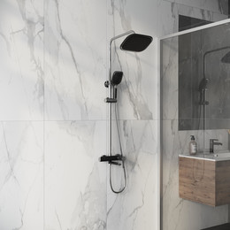 Душевая стойка Grossman Alba 500.K35.06.100/210, чёрный, Цвет производителя: чёрный фото 