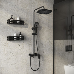 Душевая стойка Grossman Advans 500.K35.09.210, чёрный, Цвет производителя: чёрный фото 