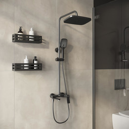 Душевая стойка Grossman Advans 500.K35.09.420, графит, Цвет производителя: графит фото 