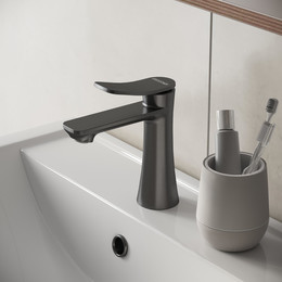 Смеситель для раковины Grossman Advans 510.K35.09.420, графит, Цвет производителя: графит фото 