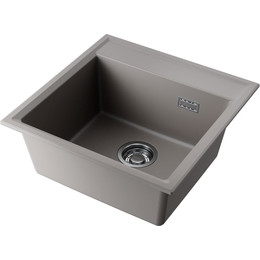 Кухонная мойка Omoikiri Daisen 51 GR 4997306, leningrad grey, Цвет производителя: Leningrad grey фото 