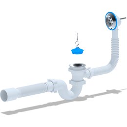 Сифон для ванны Ани Пласт E155 фото 