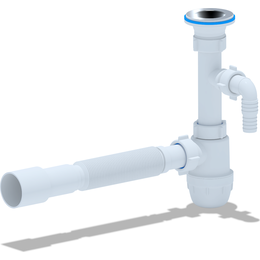 Сифон для умывальника Ани Пласт BM1316 фото 