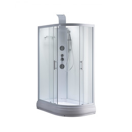 Гидробокс Taliente 120x80 см TA-128CW(L), белый/прозрачное фото 