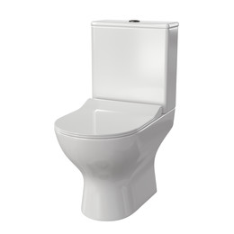 Унитаз-компакт безободковый Taliente Arte AR35045+Nero pulsante с крышкой микролифт фото 