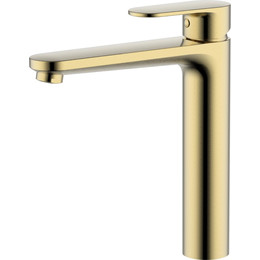 Смеситель для раковины высокий Aquatek Ника AQ1804BG, золото фото 