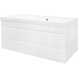 Тумба подвесная с раковиной Azario Эстима 100/2 100 см CS00094585 фото 