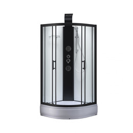 Душевая кабина Taliente 90x90 см TA-99CB, чёрный/прозрачное фото 