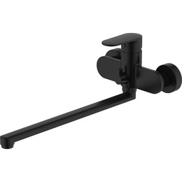 Смеситель для ванны Aquatek Ника AQ1842MB, чёрный матовый фото 