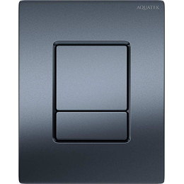 Кнопка смыва Aquatek Pneumo N PNN-0000004, оружейная сталь фото 