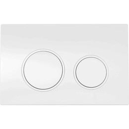 Кнопка смыва Aquanet AQ-PRO-02W, белый фото 