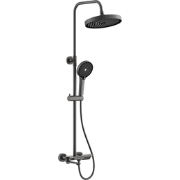 Душевая стойка Belz B25713-3, оружейная сталь фото 