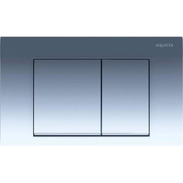 Кнопка смыва Aquatek PNS-0000002, хром глянцевый фото 