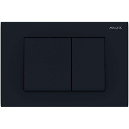 Кнопка смыва Aquatek PNS-0000005, чёрный матовый фото 