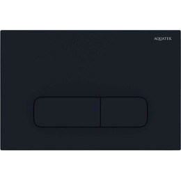 Кнопка смыва Aquatek PNS-0000010, чёрный матовый фото 