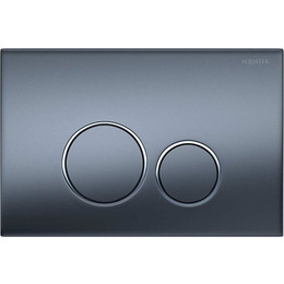 Кнопка смыва Aquatek PNS-0000014, оружейная сталь фото 