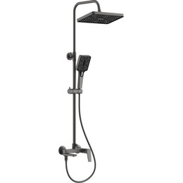 Душевая стойка Belz B24715-3, оружейная сталь фото 