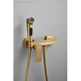 Набор для гигиенического душа Belz B55653-5, золото матовое фото 