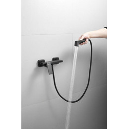 Набор для гигиенического душа Belz B55653-7, чёрный матовый фото 