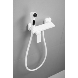 Набор для гигиенического душа Belz B55653-8, белый матовый фото 