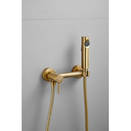 Набор для гигиенического душа Belz B55803-5, золото матовое фото 