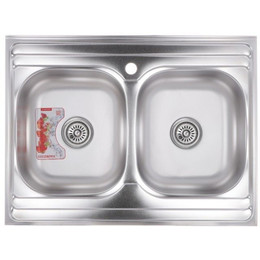 Кухонная мойка Zerix 0,8 мм Z8060B-08-180E фото 