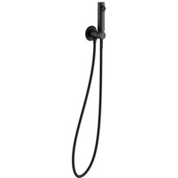 Набор для гигиенического душа Belz B55804-7 (со скрытой частью) чёрный матовый фото 