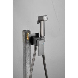 Набор для гигиенического душа Belz B55805-3 (со скрытой частью) оружейная сталь фото 