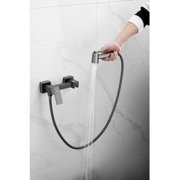 Набор для гигиенического душа Belz B55806-3, оружейная сталь фото 