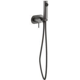 Набор для гигиенического душа Belz B55807-3 (со скрытой частью) оружейная сталь фото 