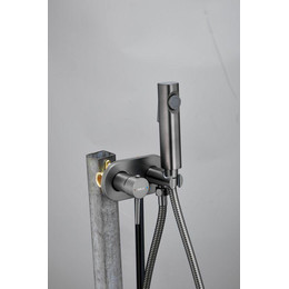 Набор для гигиенического душа Belz B55807-3 (со скрытой частью) оружейная сталь фото 