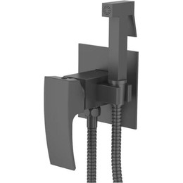 Набор для гигиенического душа Gerhans K15214D, оружейная сталь фото 