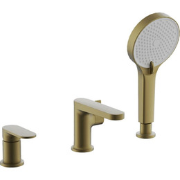Смеситель для ванны Belz B66713-5, золото брашированное фото 