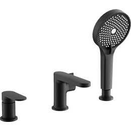 Смеситель для ванны Belz B66713-7, чёрный фото 