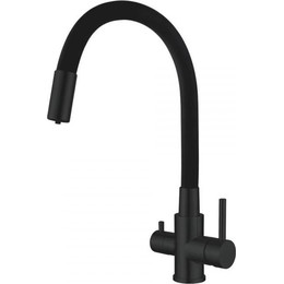 Смесители для кухни Ledeme L74255B-2, чёрный фото 